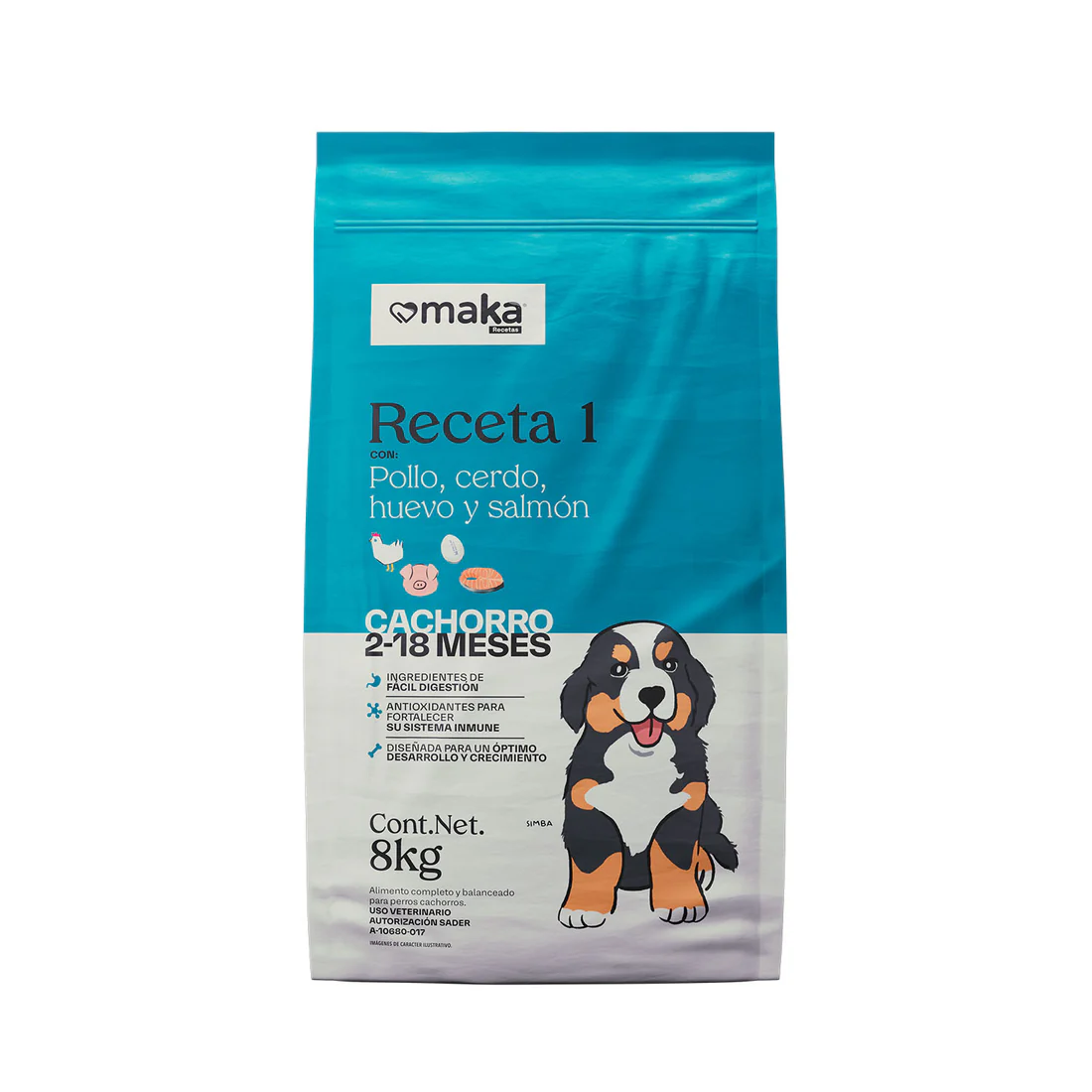 RECETA 1 CACHORRO 8KG
