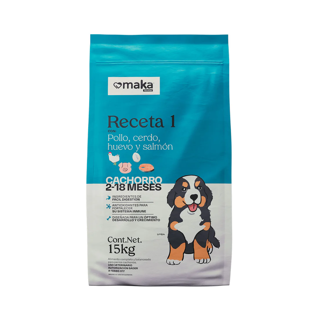 RECETA 1 CACHORRO 15KG