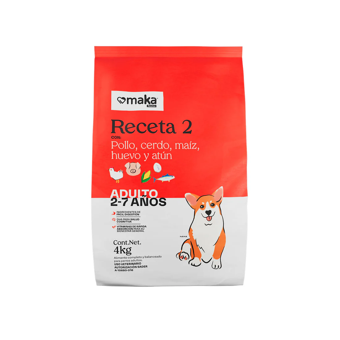 RECETA 2 ADULTO 4KG