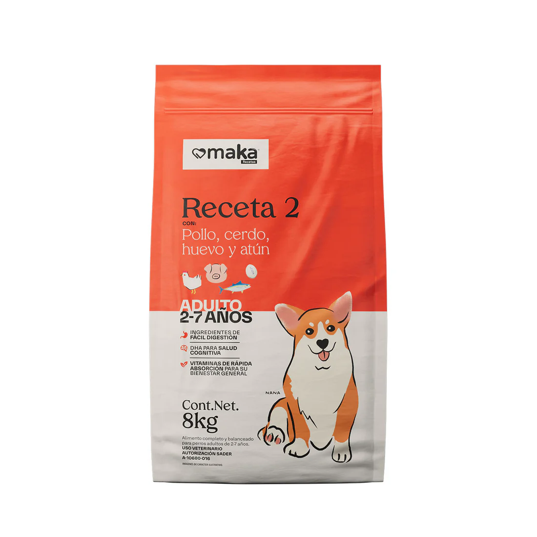 RECETA 2 ADULTO 8KG