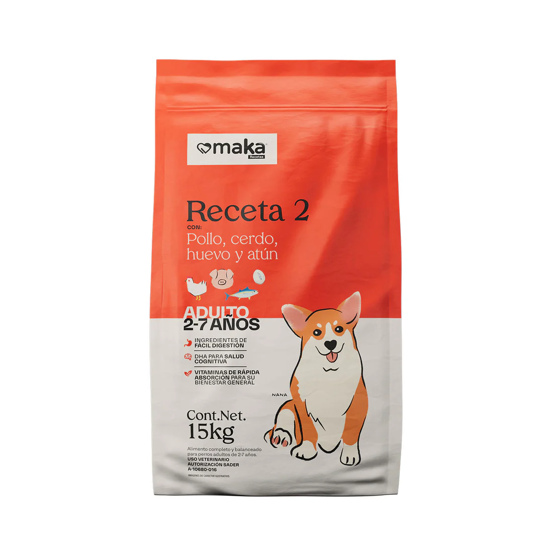 RECETA 2 ADULTO 15KG